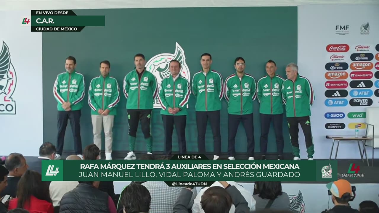 Así se presentó el cuerpo técnico de Rafael Márquez en Selección Mexicana
