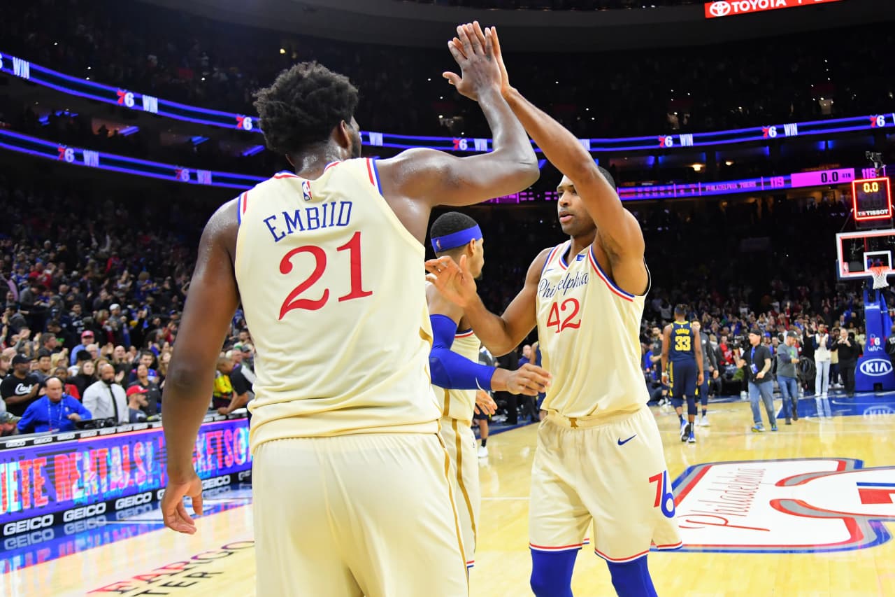 Después de que Philadelphia 76ers tuvo una terrible derrota ante Toronto Raptors, los 76ers lograron recuperarse con tres triunfos al hilo y con un poco de sufrimiento. Se espera que esta semana puedan ampliar su racha vencedora y tener buenos resultados; su récord es de 14-6.