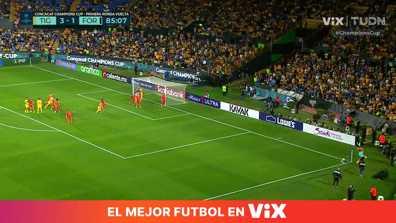 Joaquim anota el cuarto gol y Tigres golea a Forge en la Champions Cup