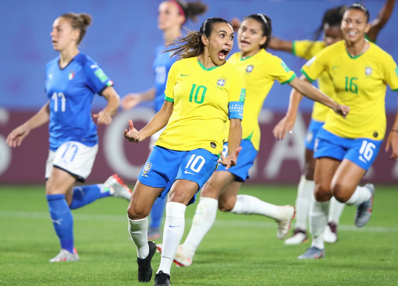 Marta, máxima goleadora en la historia de los Mundiales, sin importar género