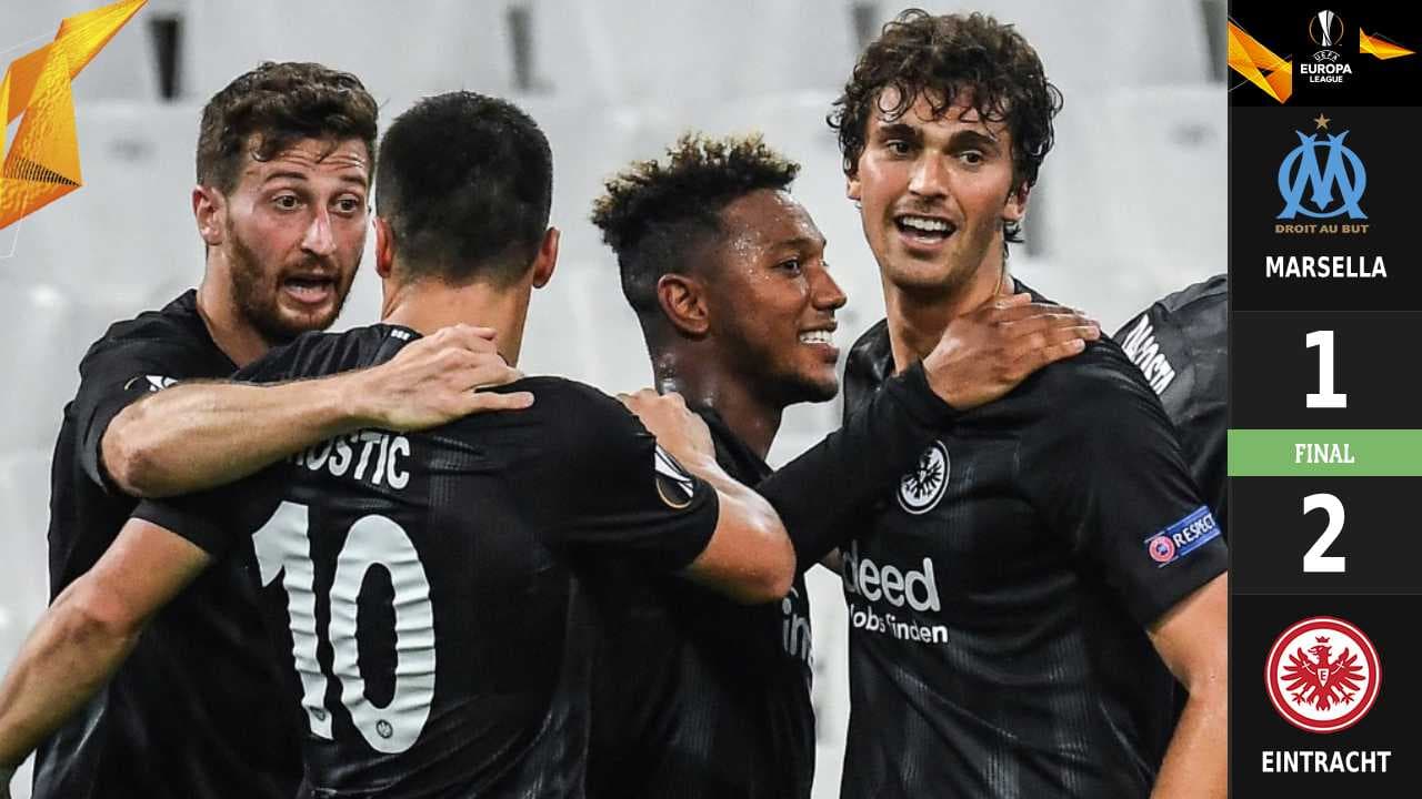 ¡Sin Fabián ni Salcedo! El Eintracht remonta al Olympique en Marsella 