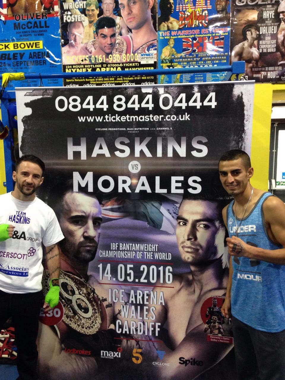 Iván 'Niño Maravilla' Morales enseñó sus armas en Gales con las que piensa derrotar a Lee Haskins y convertirse en campeón mundial gallo FIB.