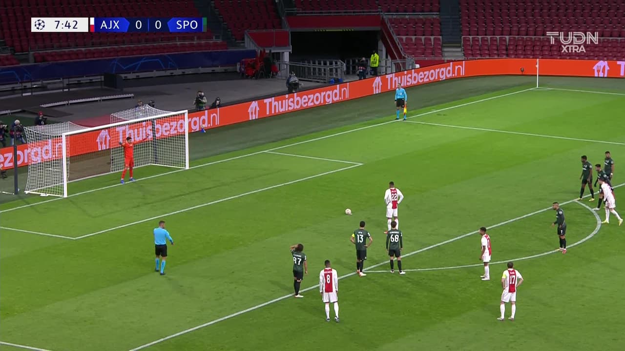¡Gol del Ajax! Haller pone el 1-0 sobre el Sporting CP