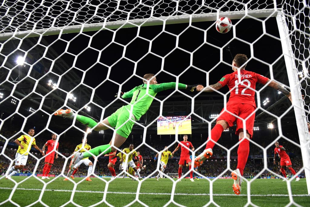 El empate de Colombia llegó al tercer minuto de adición en el tiempo reglamentario ante la impotencia del arquero Jordan.