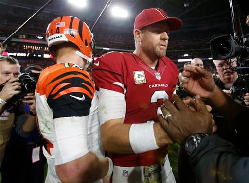Los Cardinals salieron avantes en Domingo por la Noche al batir en el último momento a los Bengals 34-31. Acá las mejores tomas del partido.