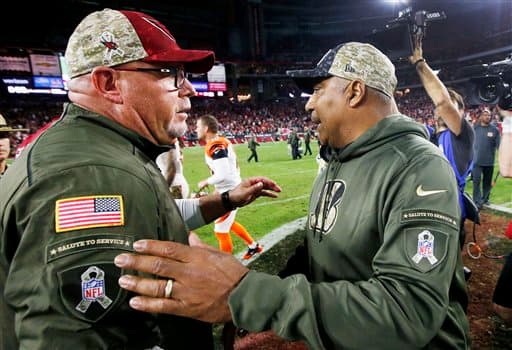 Los Cardinals salieron avantes en Domingo por la Noche al batir en el último momento a los Bengals 34-31. Acá las mejores tomas del partido.