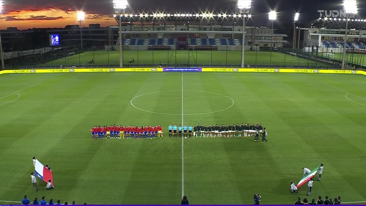¡Retumba el Himno Nacional en Marruecos! México previo a enfrenar a Chile en Mundial Sub-17 Femenil