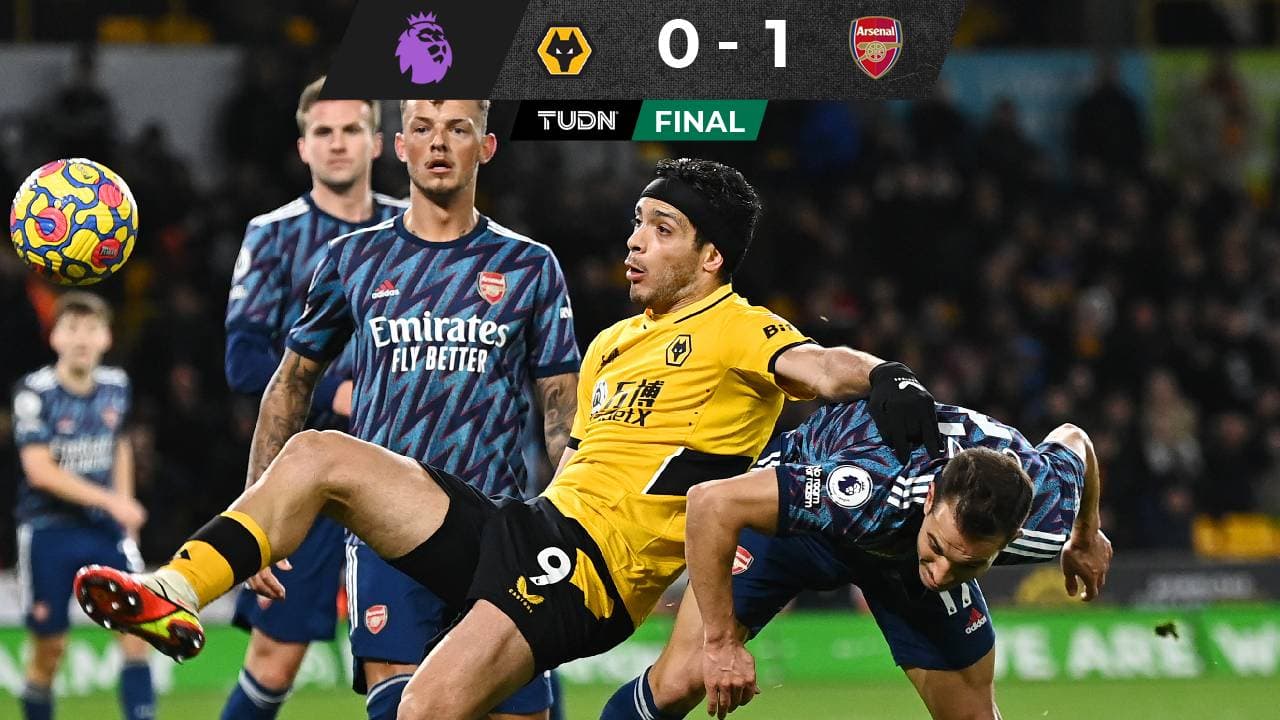 Wolverhampton y Raúl Jiménez pierden ante el Arsenal
