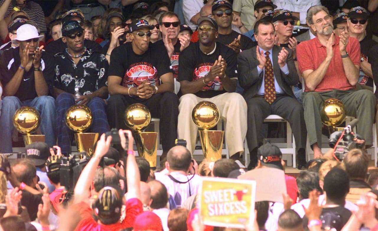 El ritual con el que cerraron los Bulls su última reunión en 1998