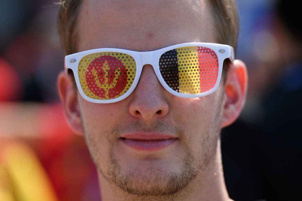 El color de los hinchas de Bélgica y Túnez fue parte de la fiesta de ambos países en su segunda salida en partido del grupo G del Mundial de Rusia 2018.