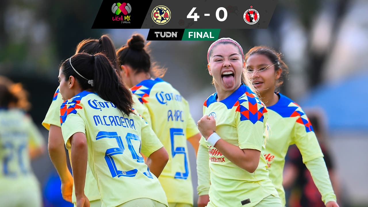América aplasta a Xolos y Katty Martínez recupera récord goleador