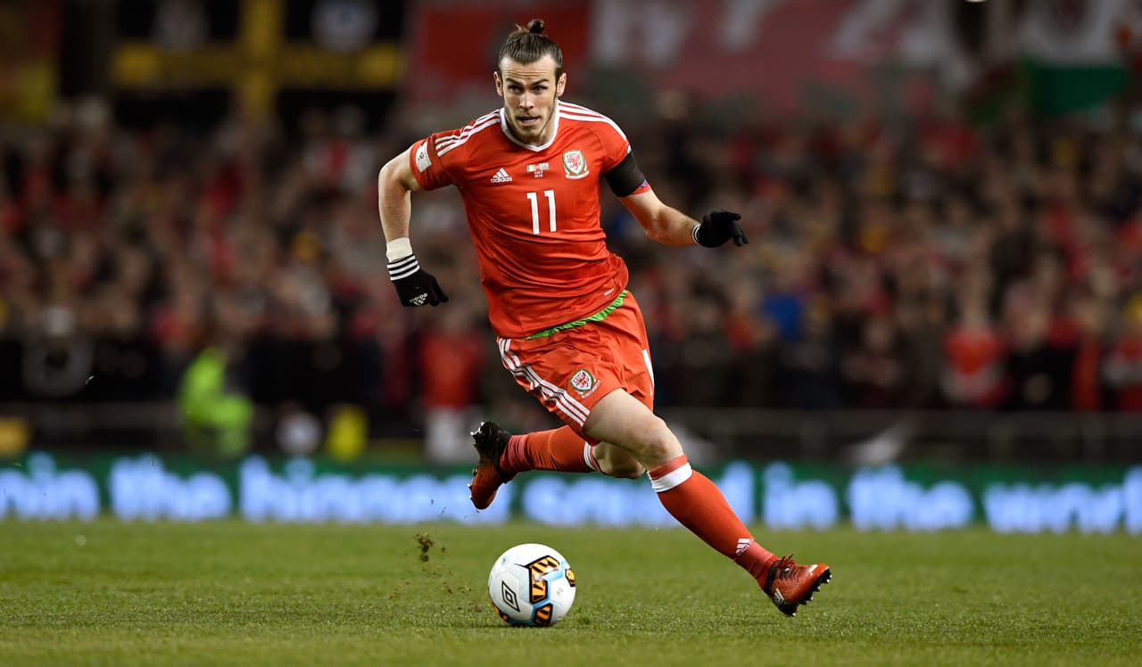 Bale es un alero por derecha que es la gran figura de Gales.