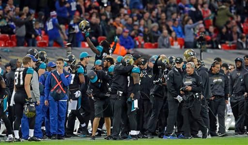 Los Bills fueron sorprendidos por los Jaguars en Londres 34-31. Checa las mejores tomas de este juego de Serie Internacional.