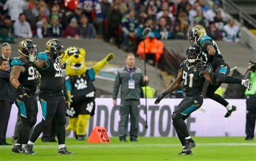 Los Bills fueron sorprendidos por los Jaguars en Londres 34-31. Checa las mejores tomas de este juego de Serie Internacional.