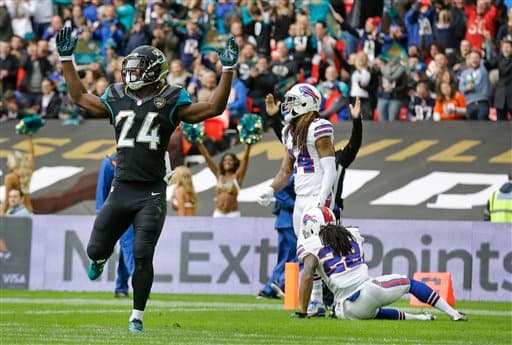 Los Bills fueron sorprendidos por los Jaguars en Londres 34-31. Checa las mejores tomas de este juego de Serie Internacional.
