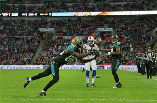 Los Bills fueron sorprendidos por los Jaguars en Londres 34-31. Checa las mejores tomas de este juego de Serie Internacional.