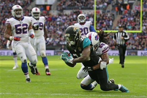 Los Bills fueron sorprendidos por los Jaguars en Londres 34-31. Checa las mejores tomas de este juego de Serie Internacional.