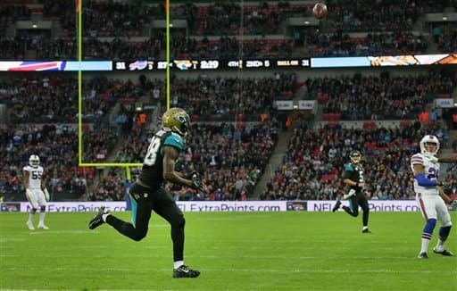 Los Bills fueron sorprendidos por los Jaguars en Londres 34-31. Checa las mejores tomas de este juego de Serie Internacional.