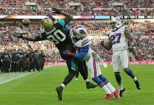 Los Bills fueron sorprendidos por los Jaguars en Londres 34-31. Checa las mejores tomas de este juego de Serie Internacional.