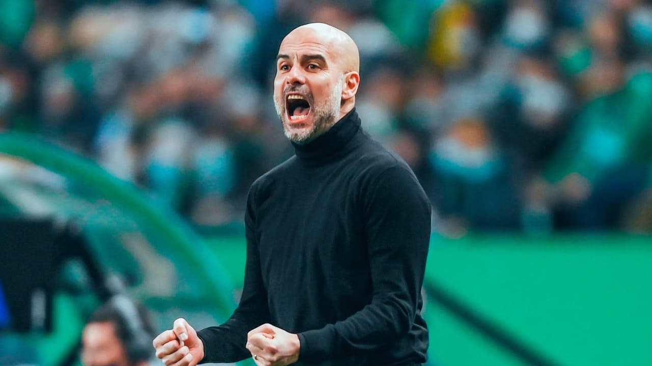 Guardiola considera engañosa la goleada del City sobre Sporting Lisboa