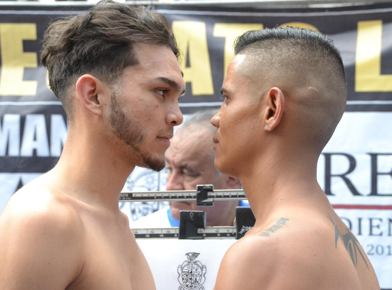 Listo el combate tras la ceremonia de pesaje con tres peleas de pronóstico reservado.