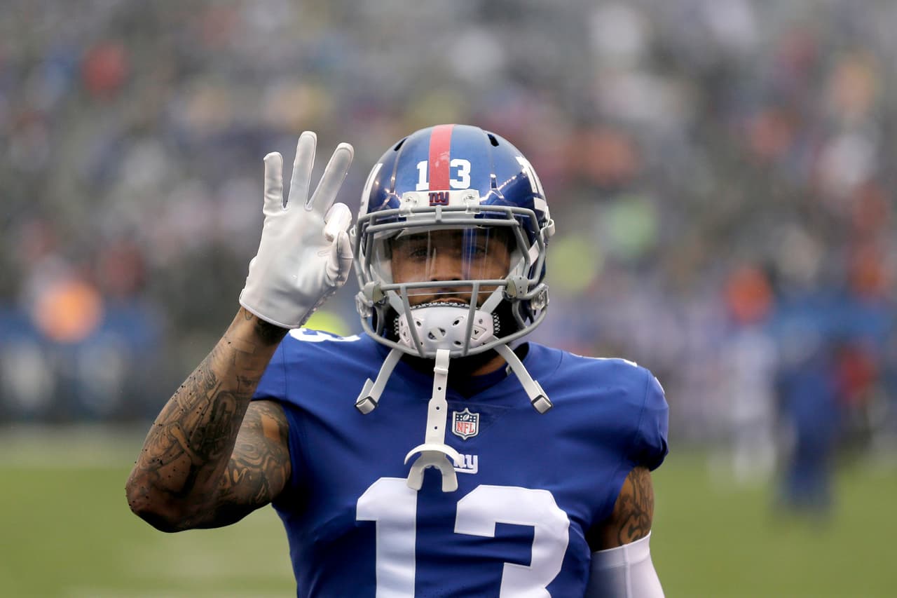 Odell Beckham Jr. se perderá por tercer juego consecutivo un partido de los Giants en el cierre de la campaña 2018.