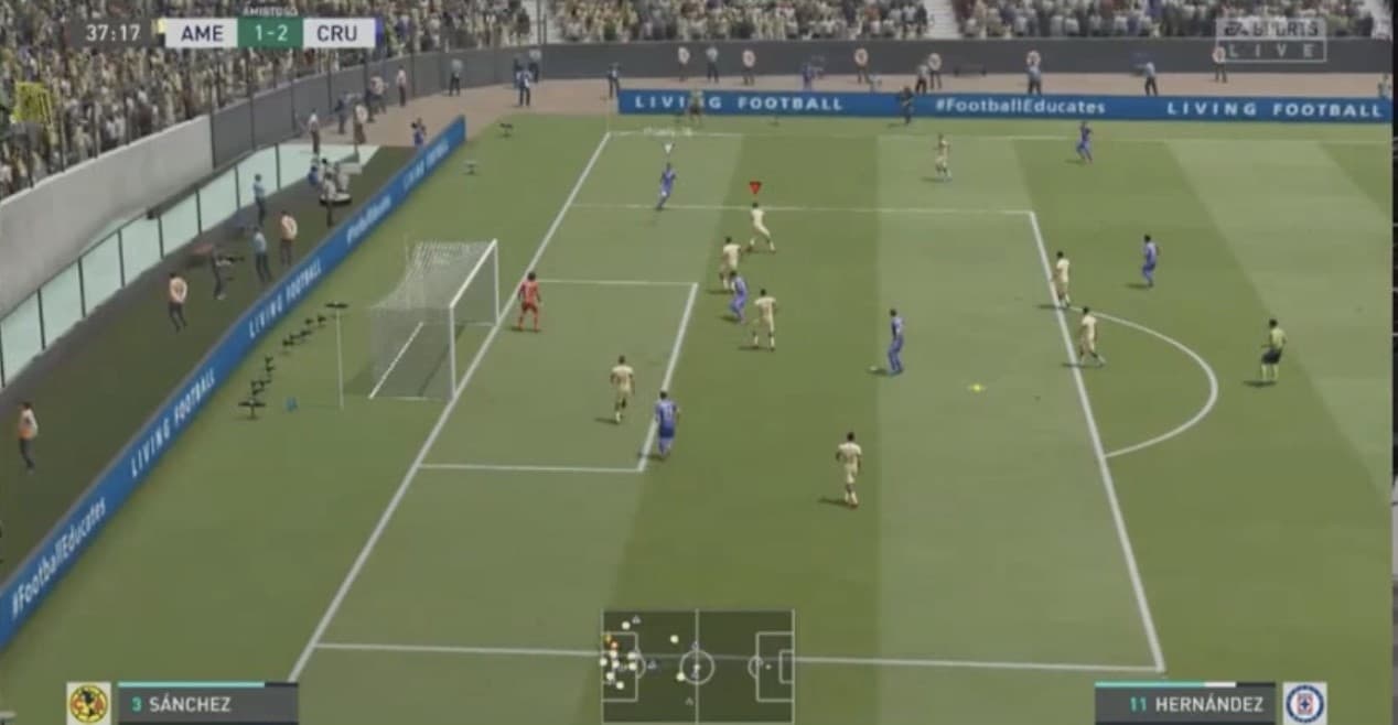 Santiago Giménez y la Máquina fueron los encargados de darle un baile y una goleada a las Águilas de Nicolás Benedetti.