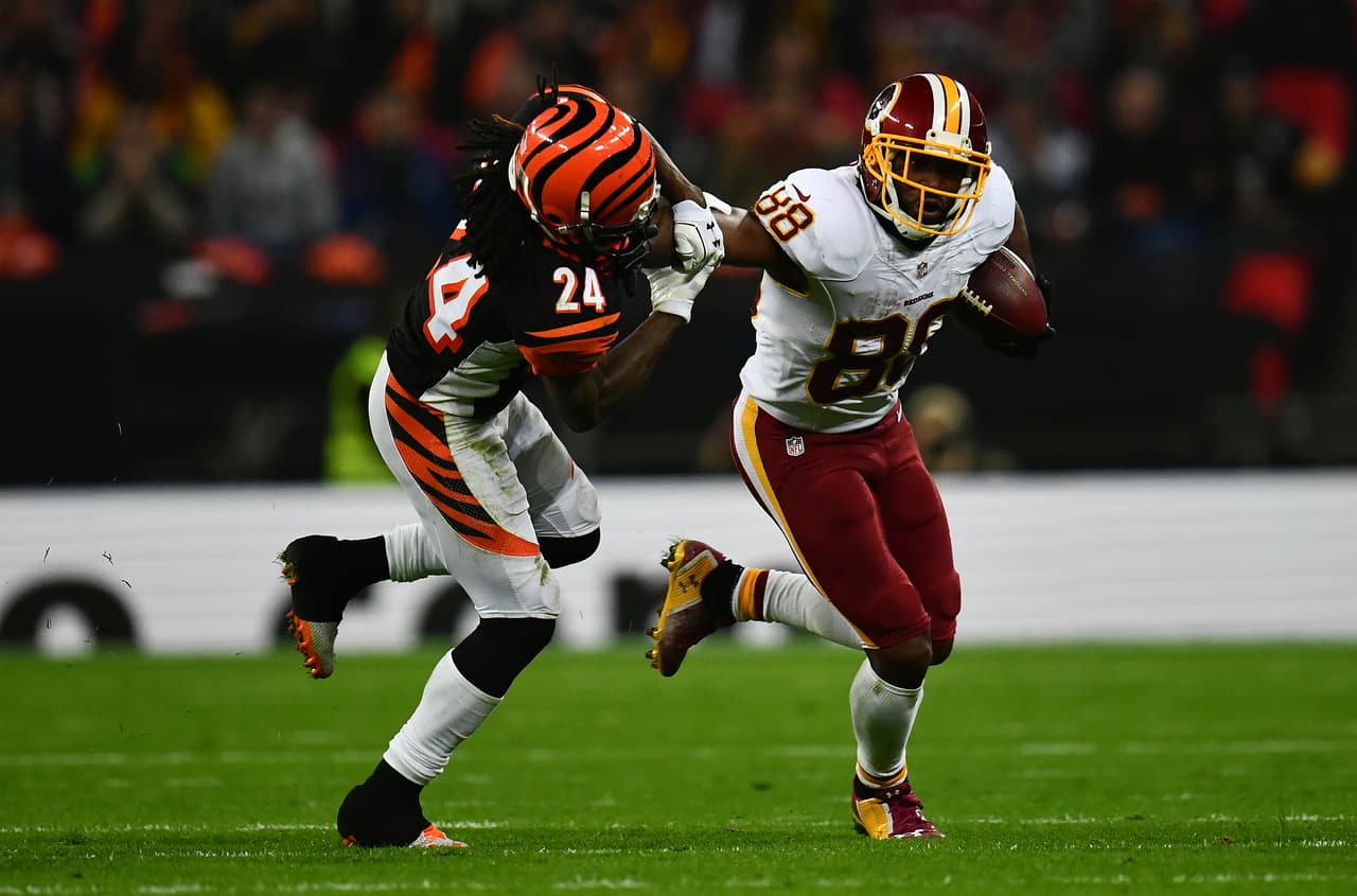 En un partido lleno de emociones, Redskins y Bengals igualaron 27-27 en Londres