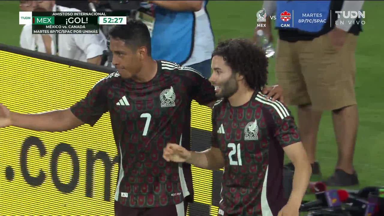¡GOL!  anota para México. César Huerta