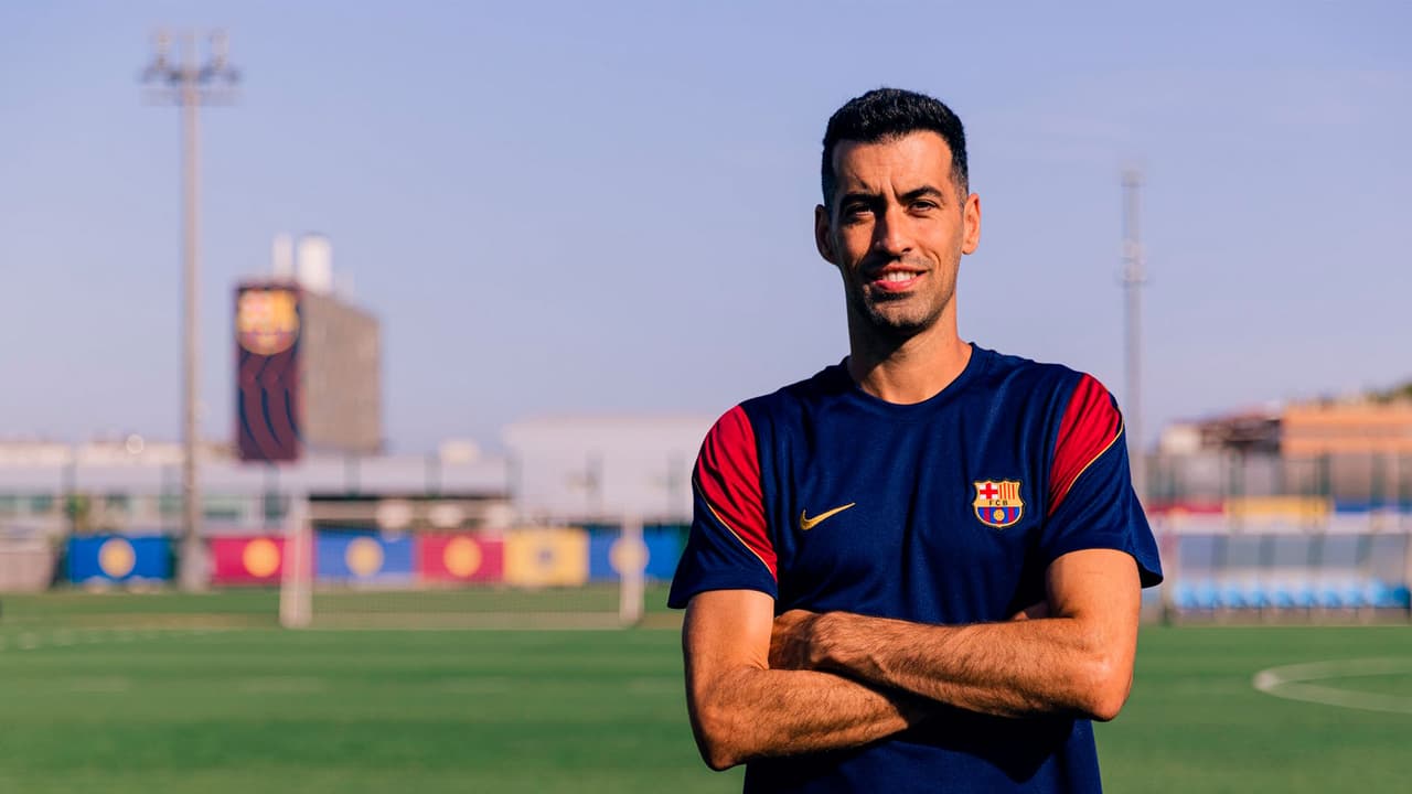 Sergio Busquets regresa al FC Barcelona como técnico asistente