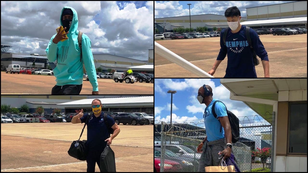 Los Memphis Grizzlies ya están listos en la ‘burbuja’.