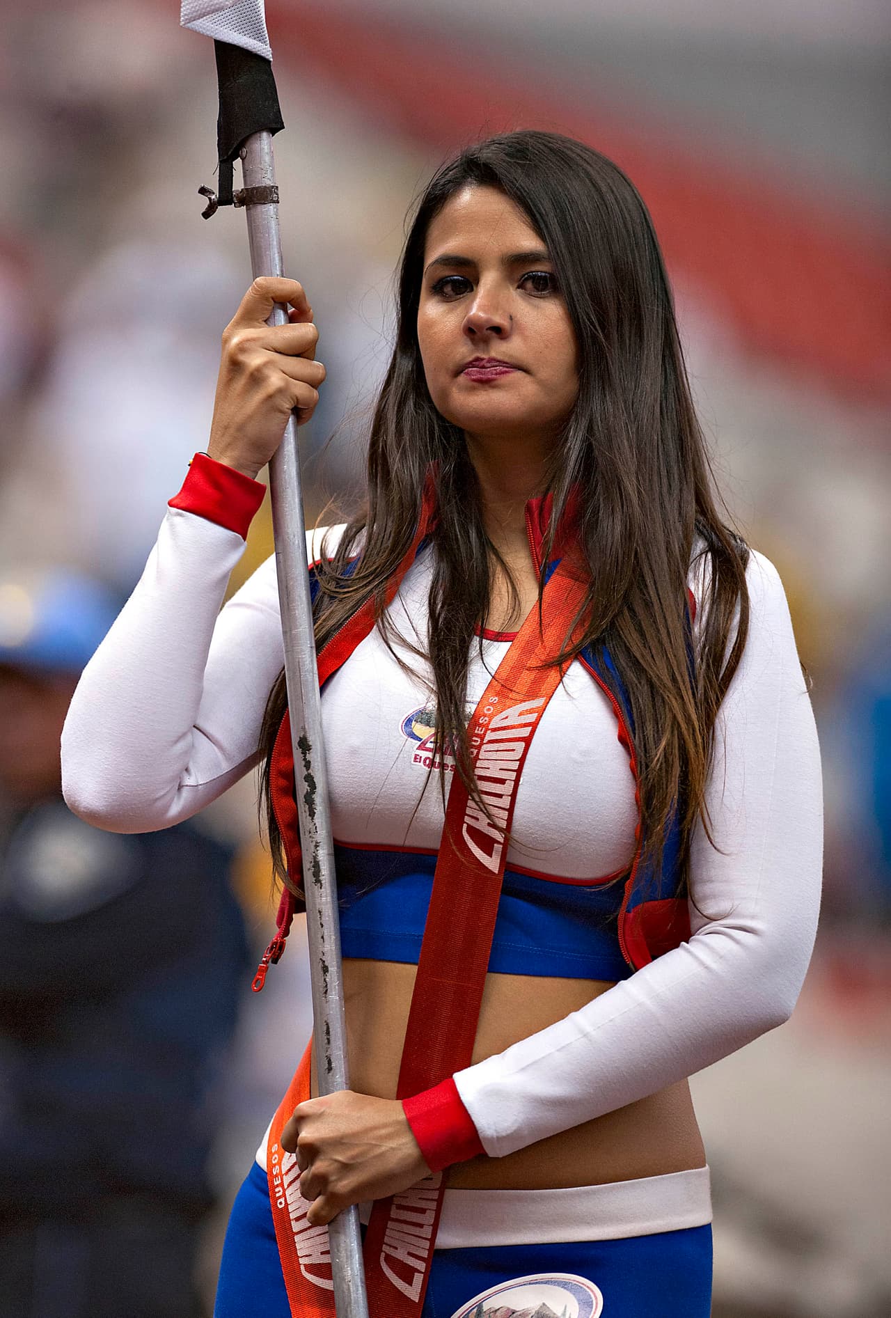 La bellas porristas en la ida de cuartos