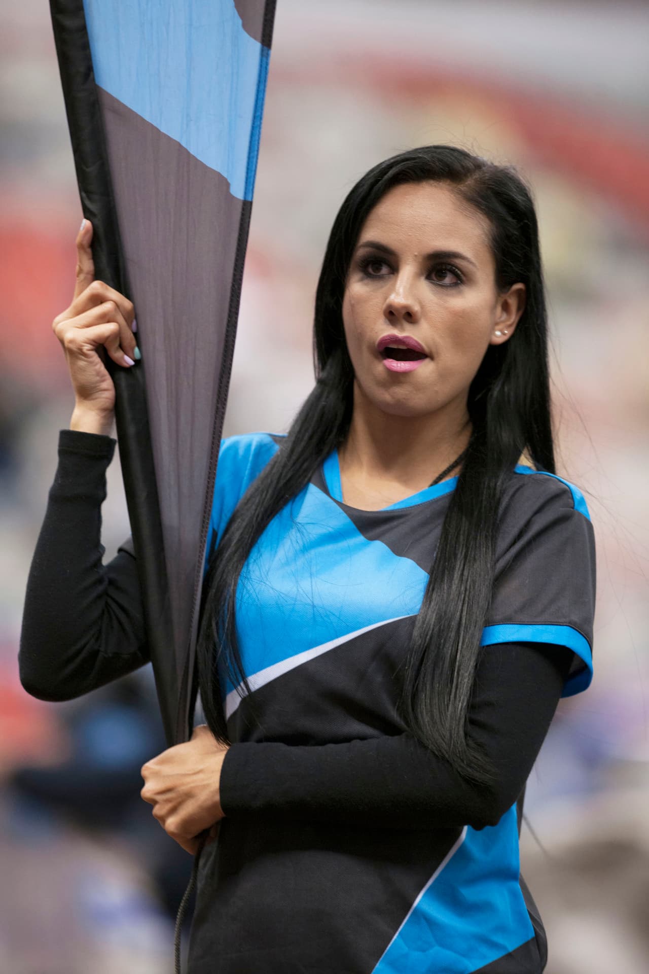 La bellas porristas en la ida de cuartos