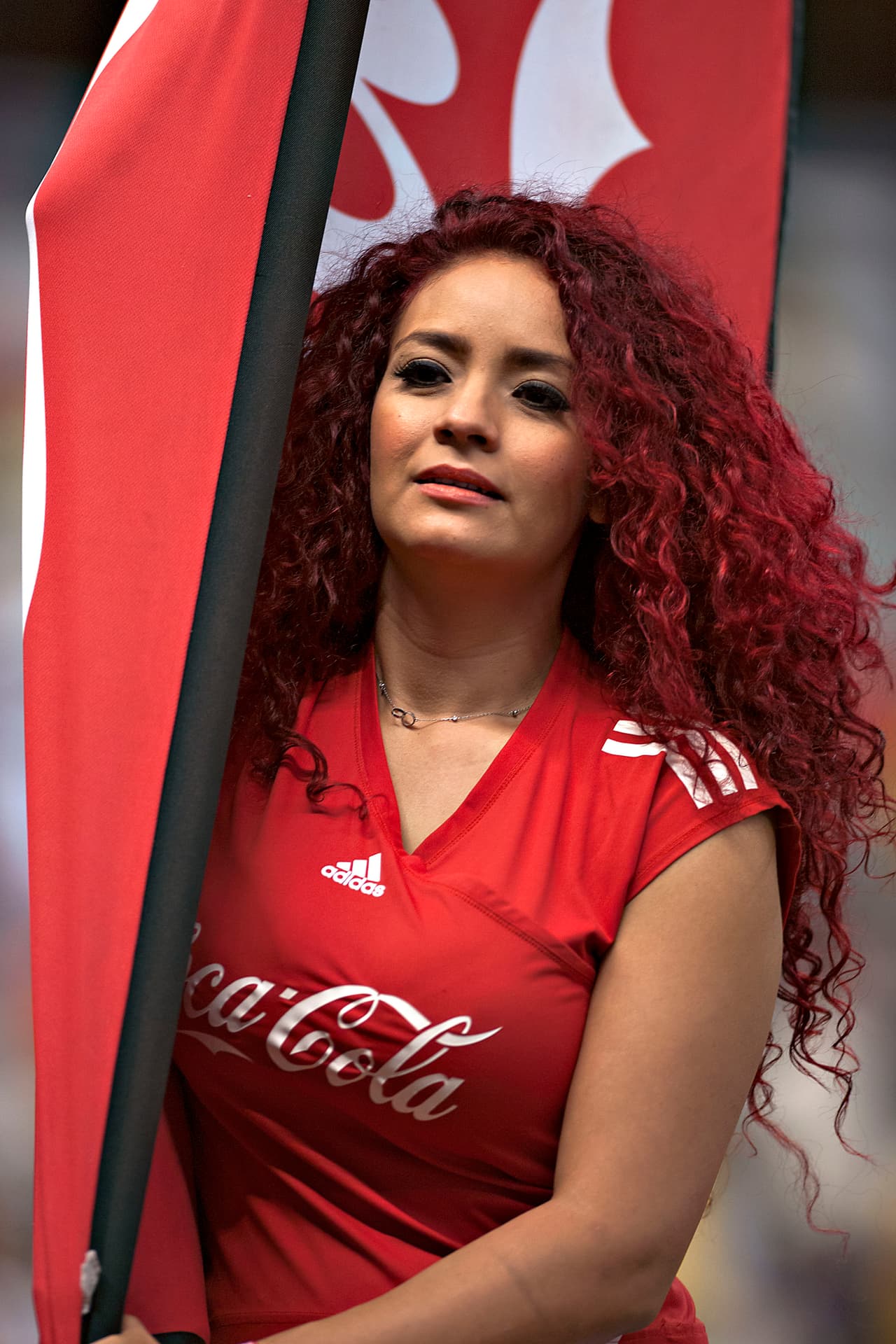 La bellas porristas en la ida de cuartos