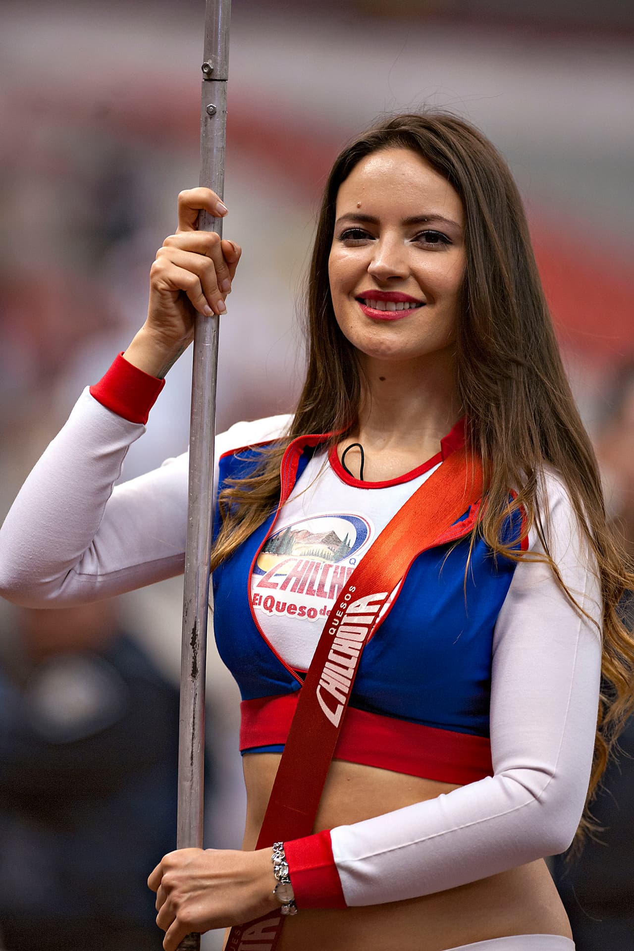 La bellas porristas en la ida de cuartos