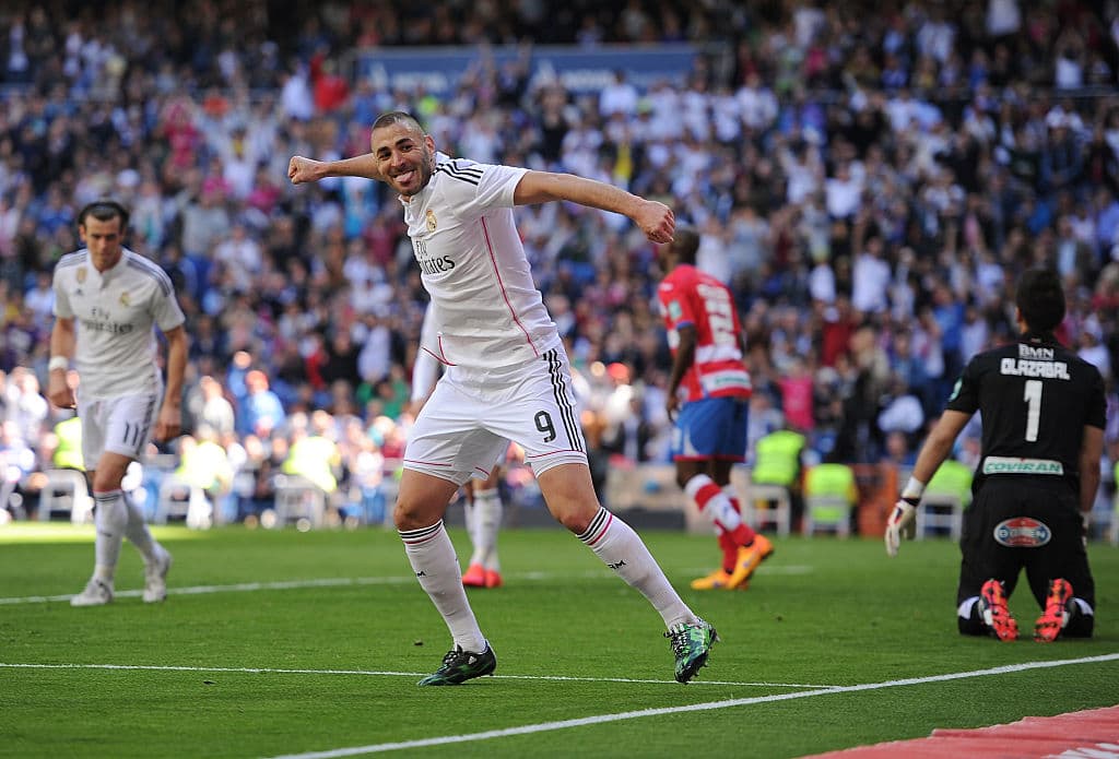Benzema hizo doblete en el complemento y Mainz marcó en propia puerta; Ibáñez descontó por el Granada.