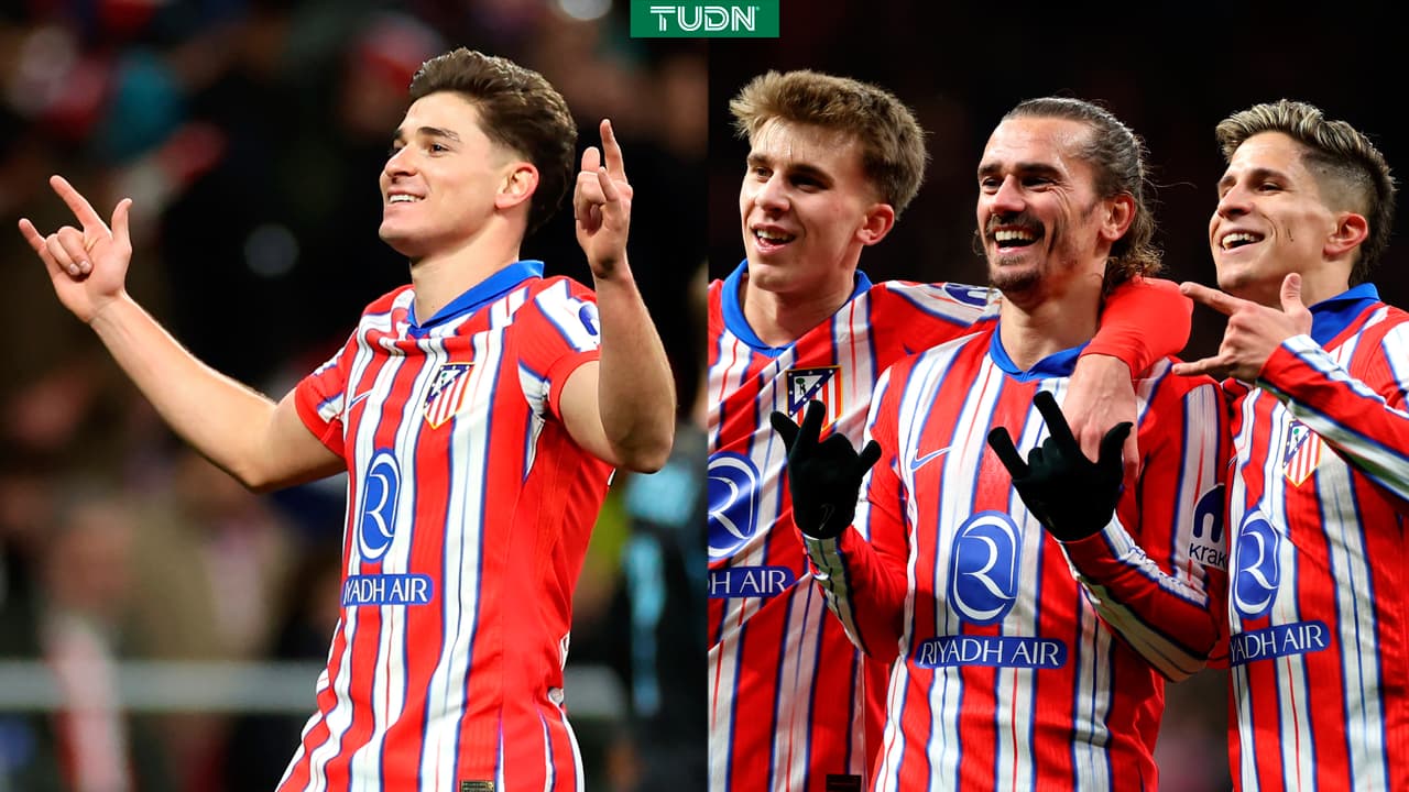 Golazo bestial de Julián Álvarez en triunfo del Atlético en Champions