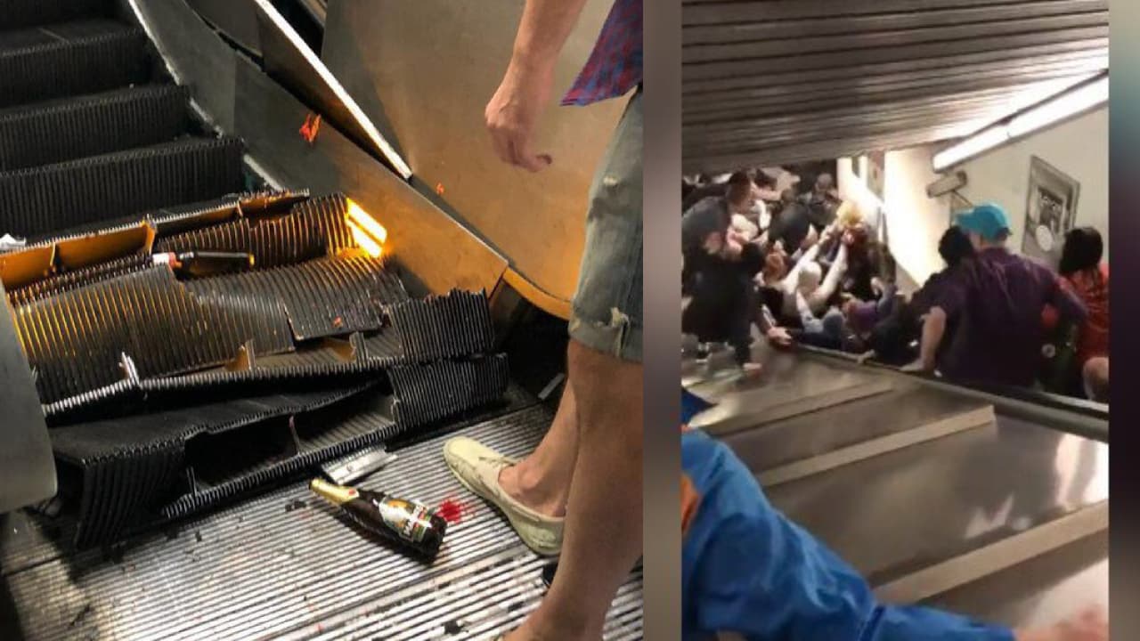 Aficionados del CSKA, heridos de gravedad tras colapsar escalera en metro de Roma