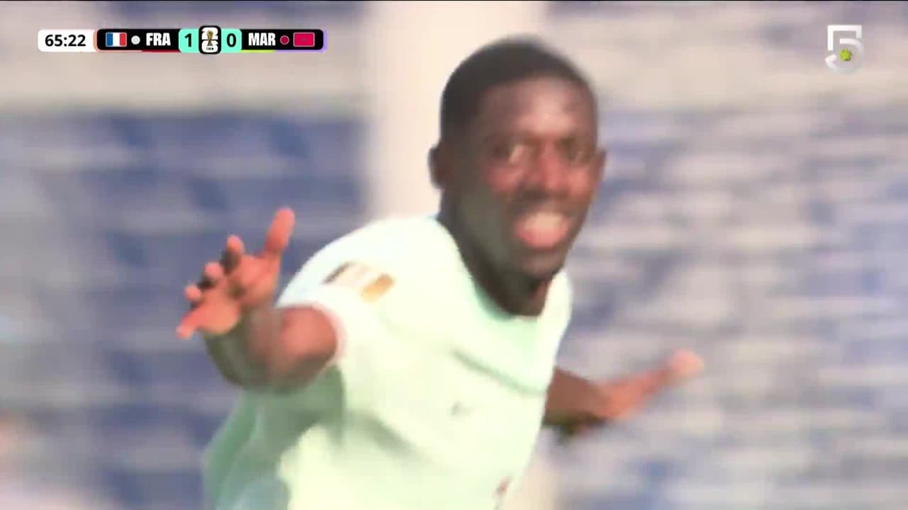 ¡Golazo de Dembélé! Francia amplía la ventaja ante Marruecos