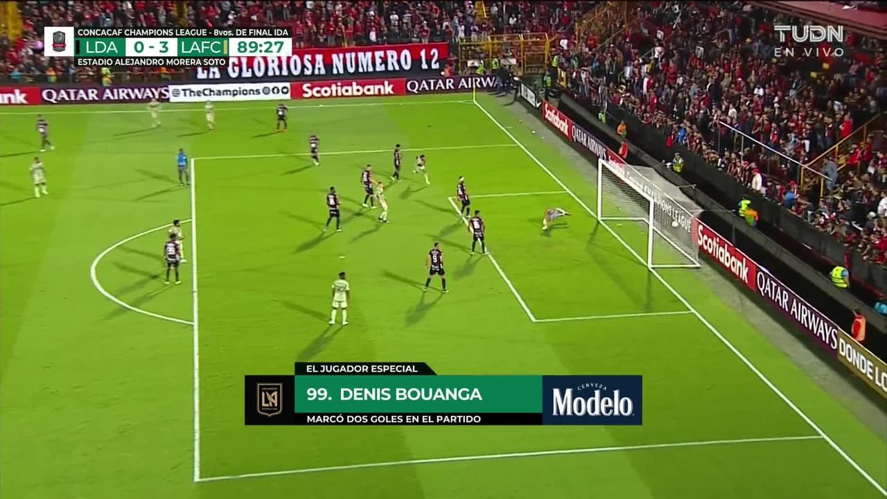 ¡GOL!  anota para LAFC. Dénis Bouanga