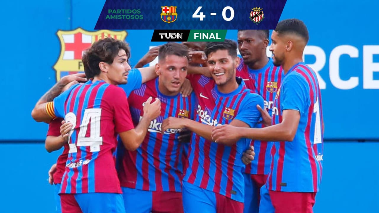 Con goles tardíos, Barcelona goleó al Nàstic en amistoso
