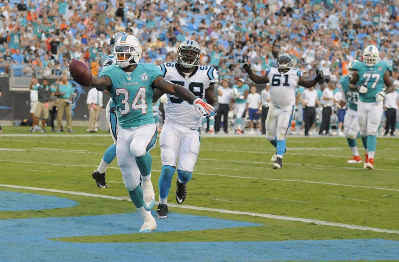 Miami Dolphins: Damien Williams, RB. Calificación: B+