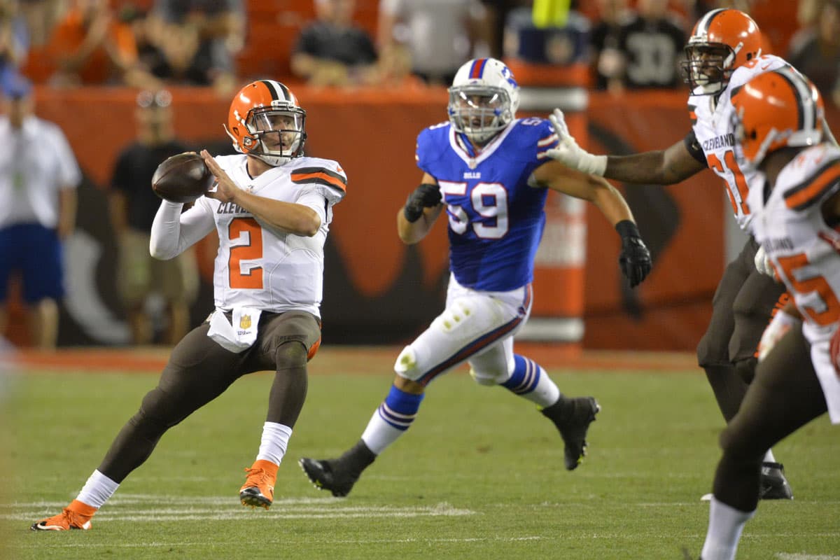 Cleveland Browns: Johnny Manziel, QB. Calificación: B+
