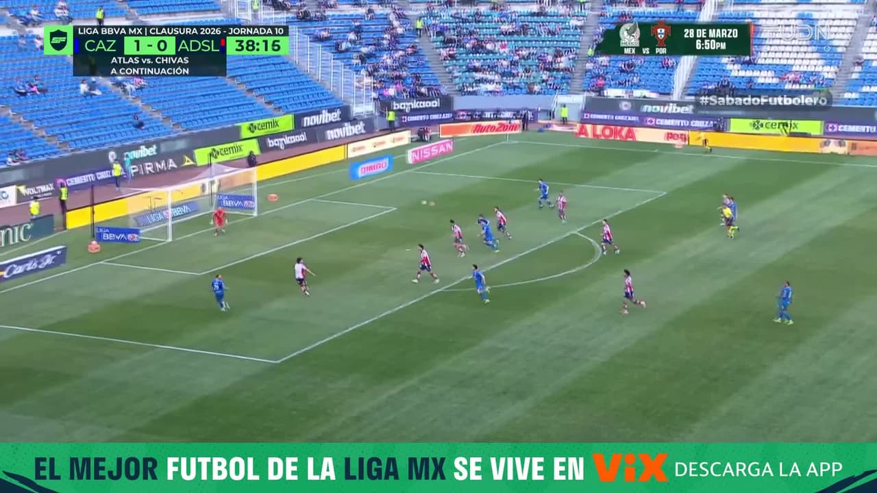 ¡Hay portero señores! Gibrán Lajúd salvó al Atlético de San Luis con está tremenda atajada