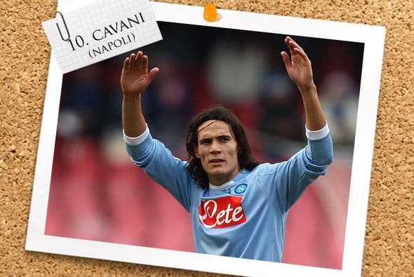 Edinson Cavani es un digno representante de Uruguay en el 'Calcio' y se despachó con tres tantos en favor del Napoli.