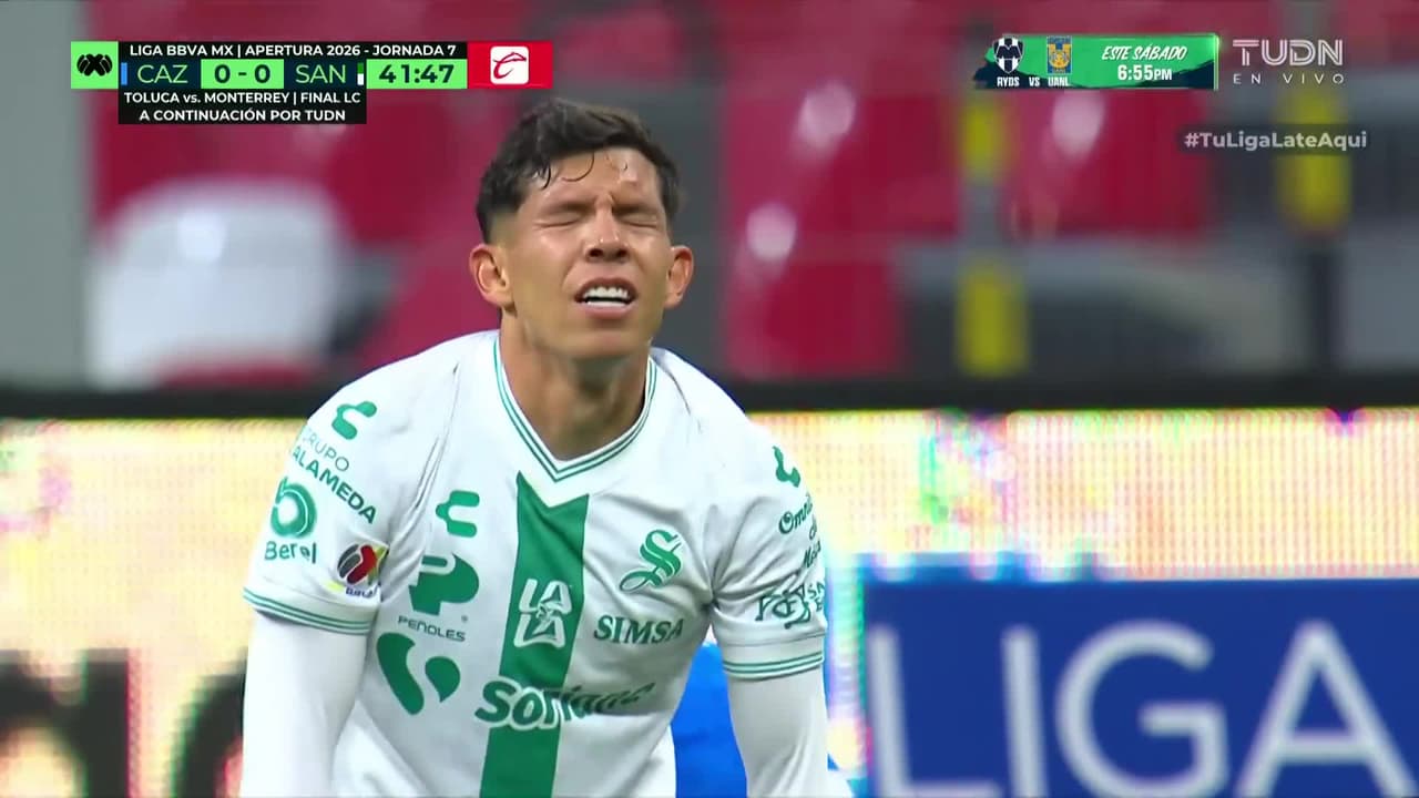 ¡Ay bendito Chiquete! La impresionante salvada en el Cruz Azul vs. Santos