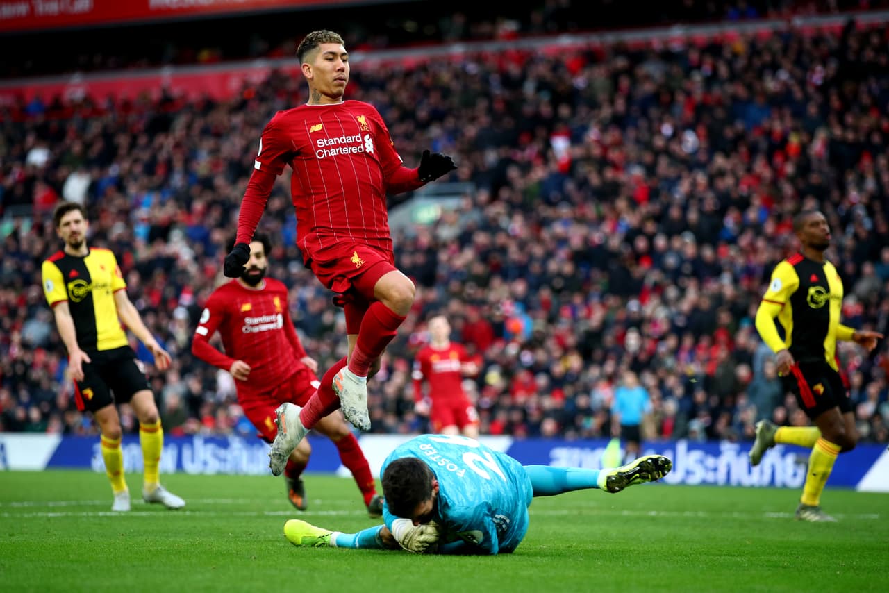 Salah (38´, 90’) marcó lo goles por los locales. Liverpool lega a 49 unidades, mientras que Watford sólo acumula 9.