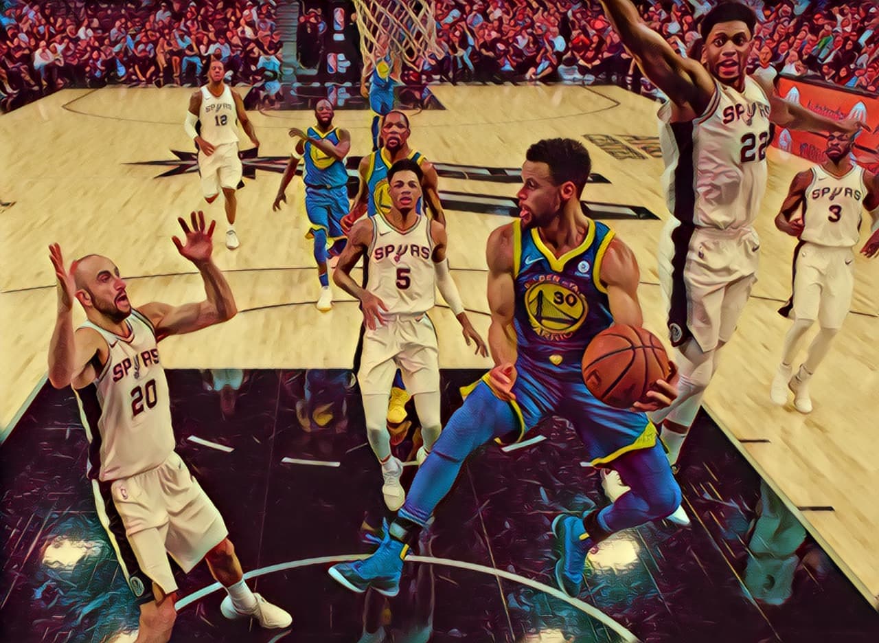 Warriors se pa ponen complicada a los Spurs.
