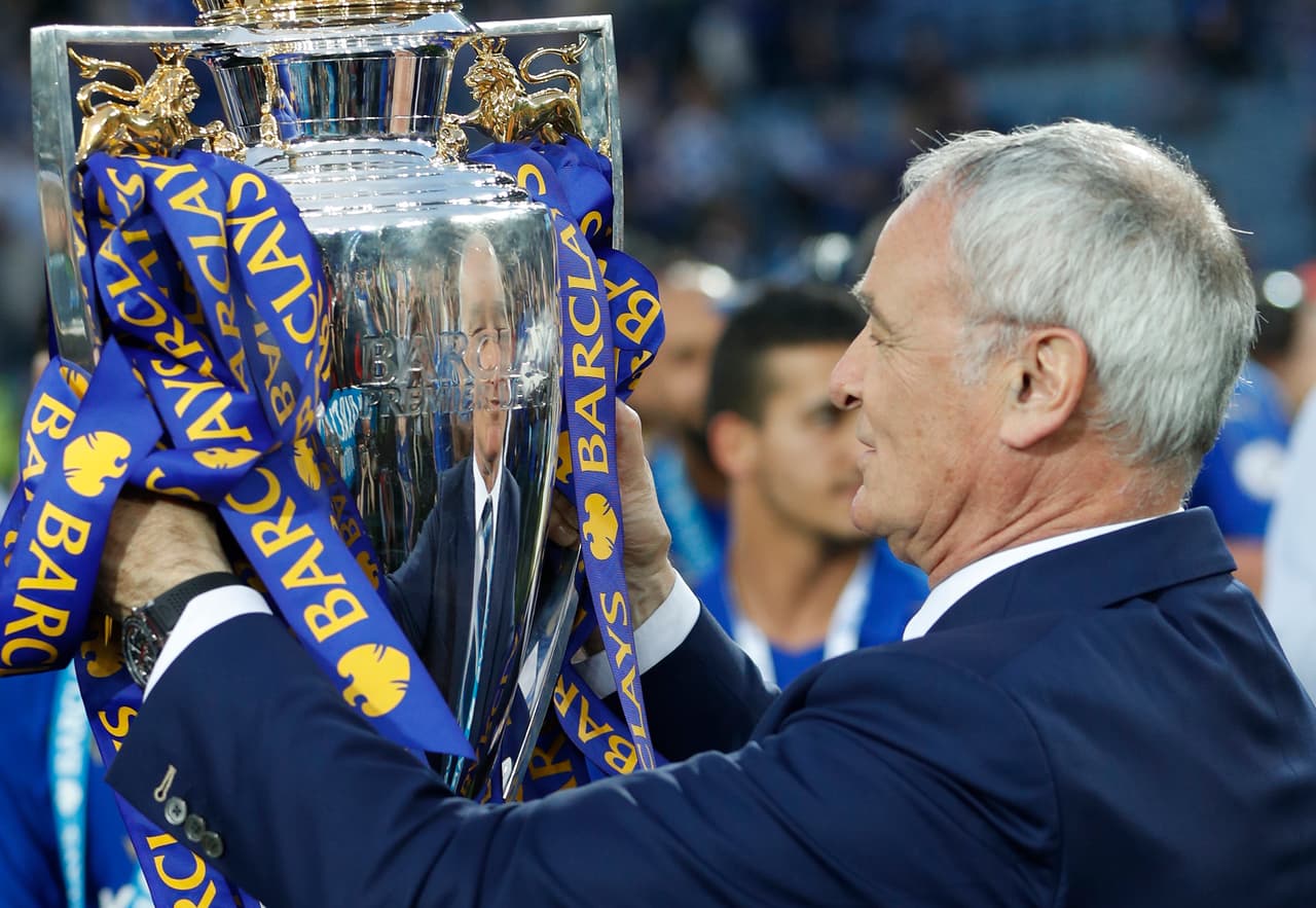Claudio Ranieri: Fue el artífice de la temporada de ensueño del Leicester City, que en la temporada 2015-2016, en contra de cualquier pronóstico, se coronó en la Premier League.