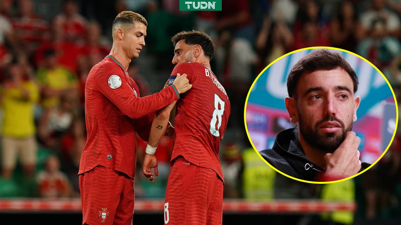 Bruno Fernandes revela charla con Cristiano Ronaldo tras polémica con Portugal